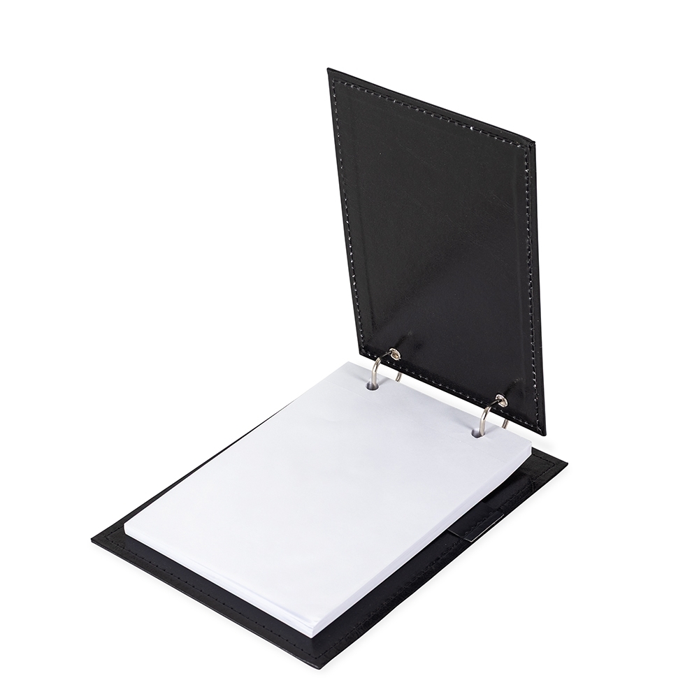 Bloco de Anotações com Capa de Couro