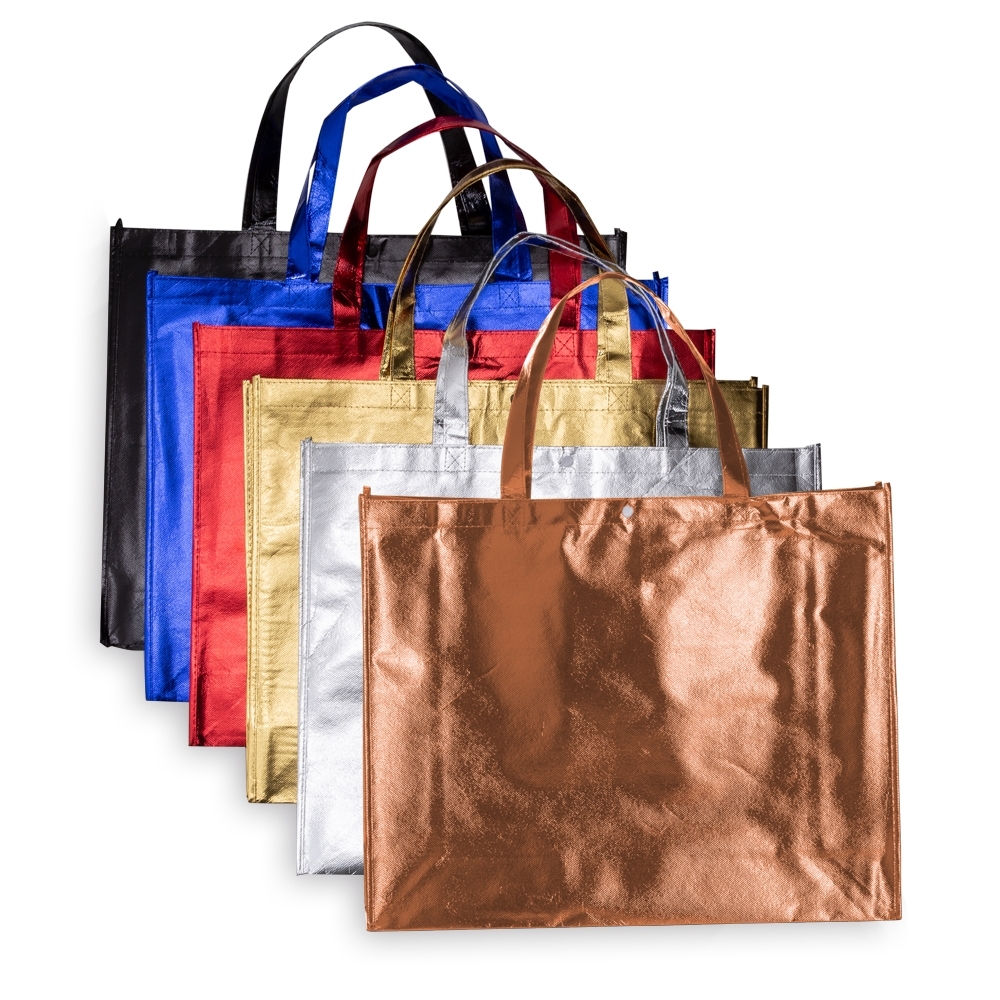 Bolsa Tote TNT Metalizada 