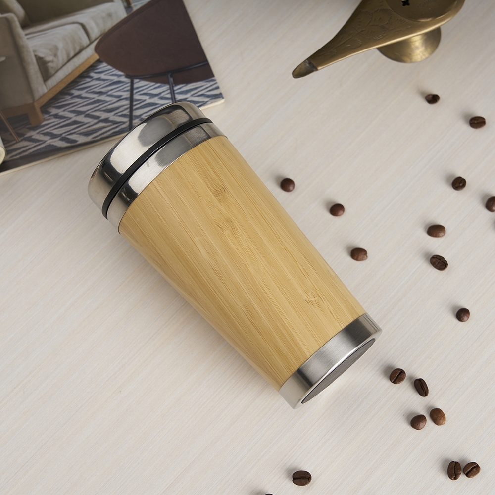 Copo Térmico de Bambu 500ml