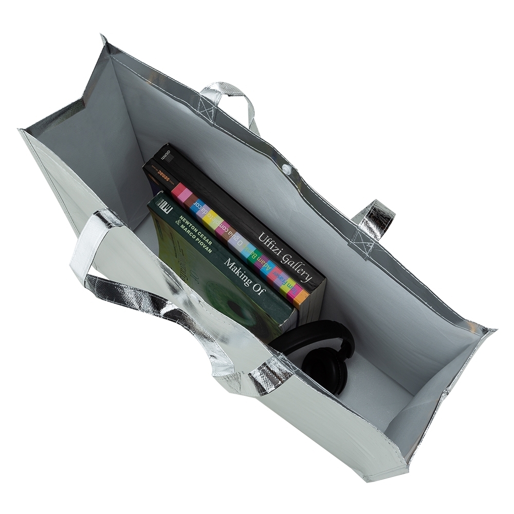 Bolsa Tote TNT Metalizada 