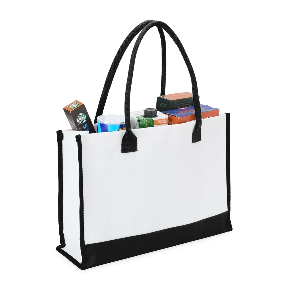 Bolsa Tote com detalhes Coloridos