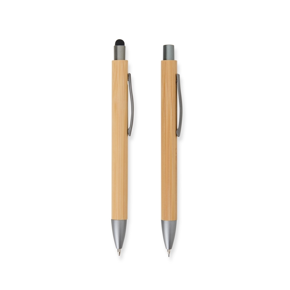 Kit Ecológico Caneta e Lapiseira Bambu