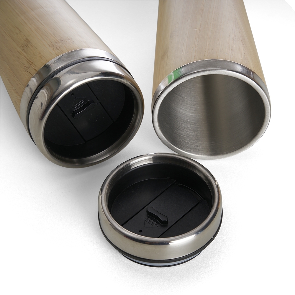 Copo Térmico de Bambu 500ml