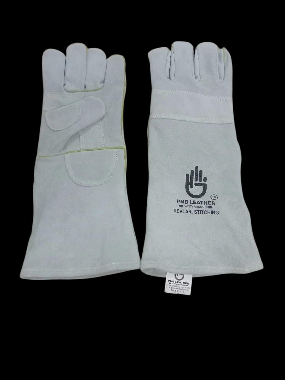 PNB Leather Hand Gloves Heavy Duty Kevlar Stitch