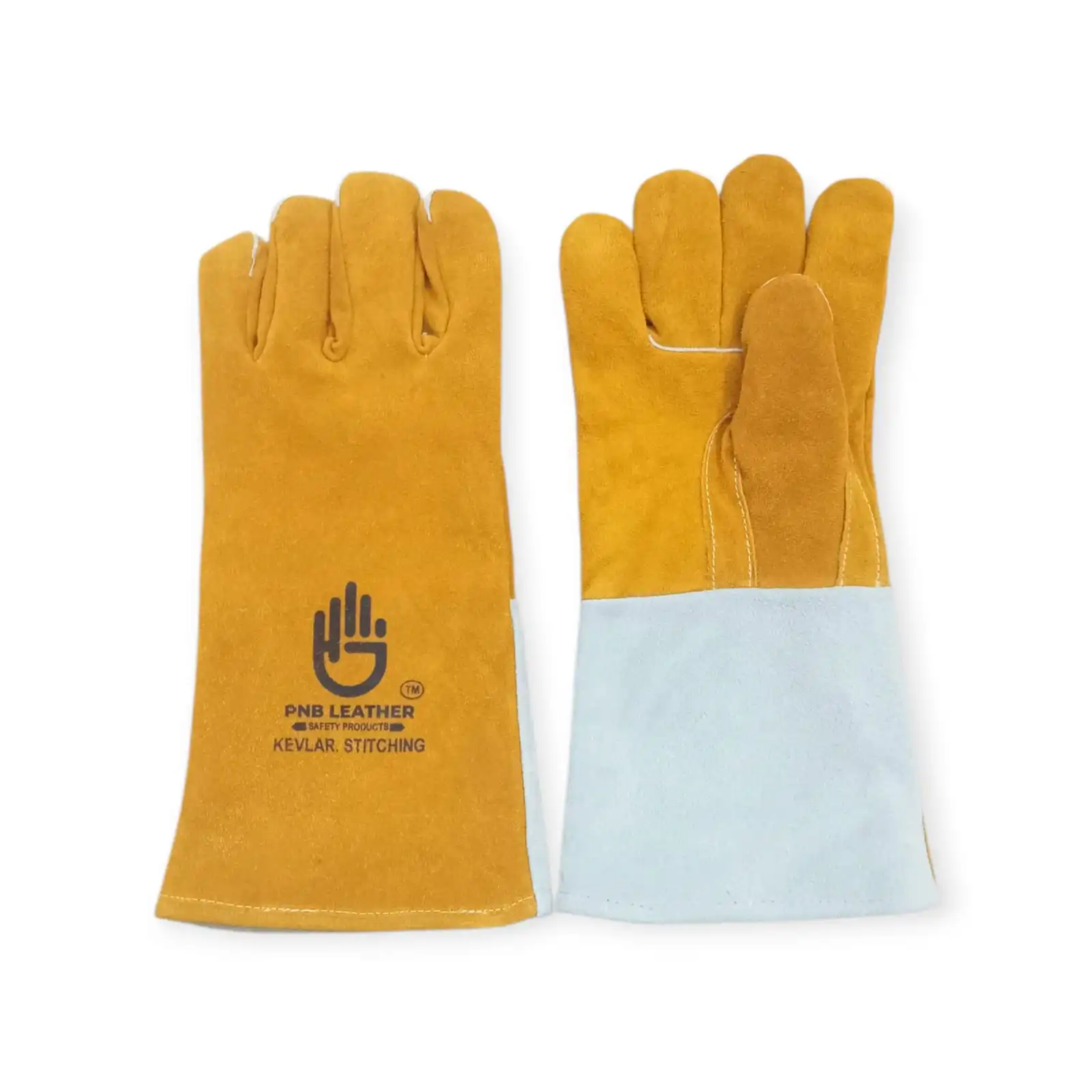 PNB Leather Hand Gloves Heavy Duty Kevlar Stitch