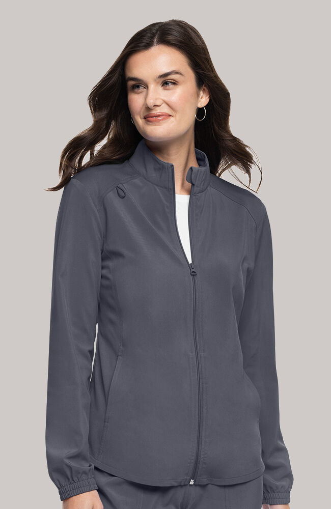 Chaqueta conn cremallera frontal 