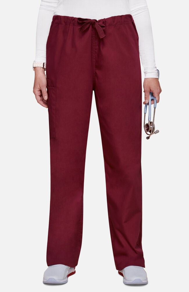 Blusa unisex cuello V, 1 Bolsillo