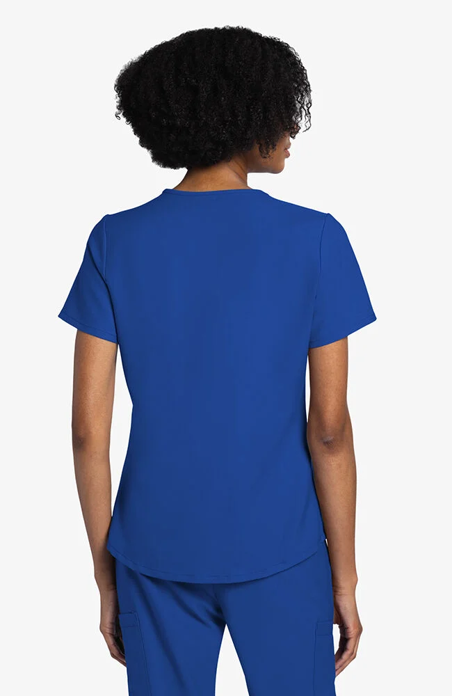 Blusa cuello en V 3 bolsillos