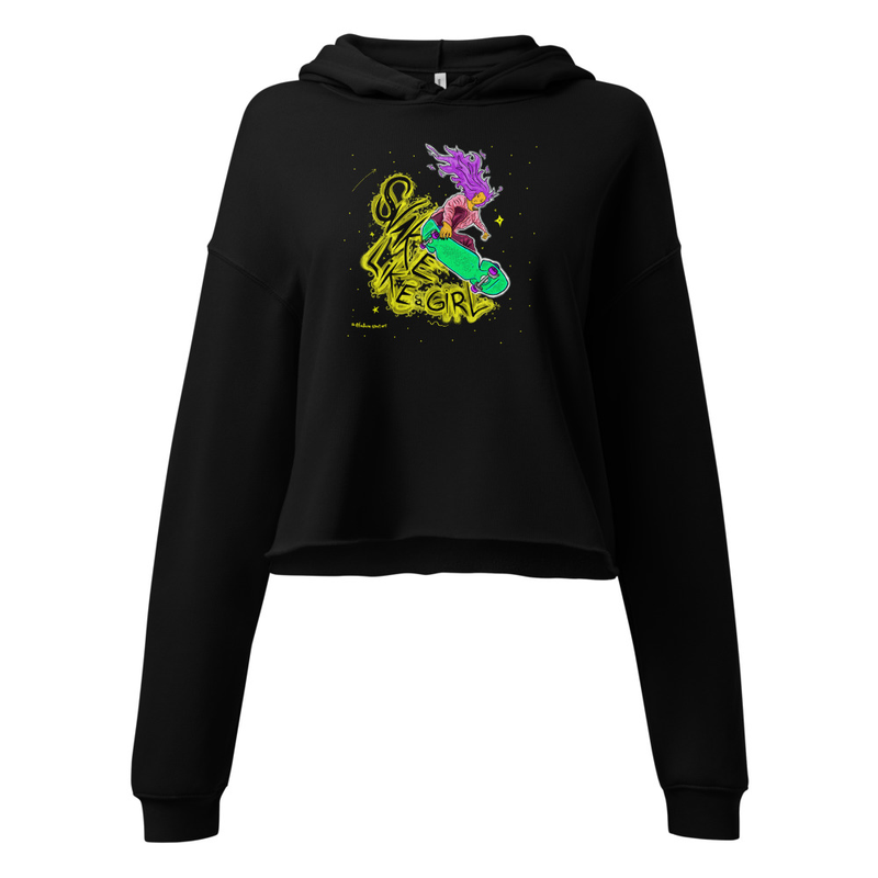 OG Snake Like a Girl - Crop Hoodie 