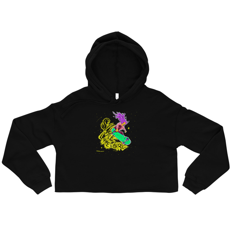OG Snake Like a Girl - Crop Hoodie 