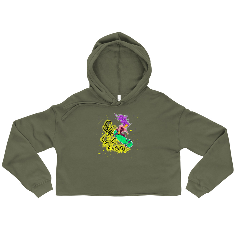 OG Snake Like a Girl - Crop Hoodie 