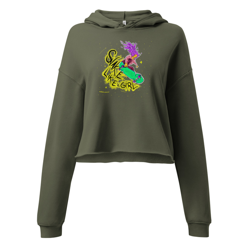 OG Snake Like a Girl - Crop Hoodie 