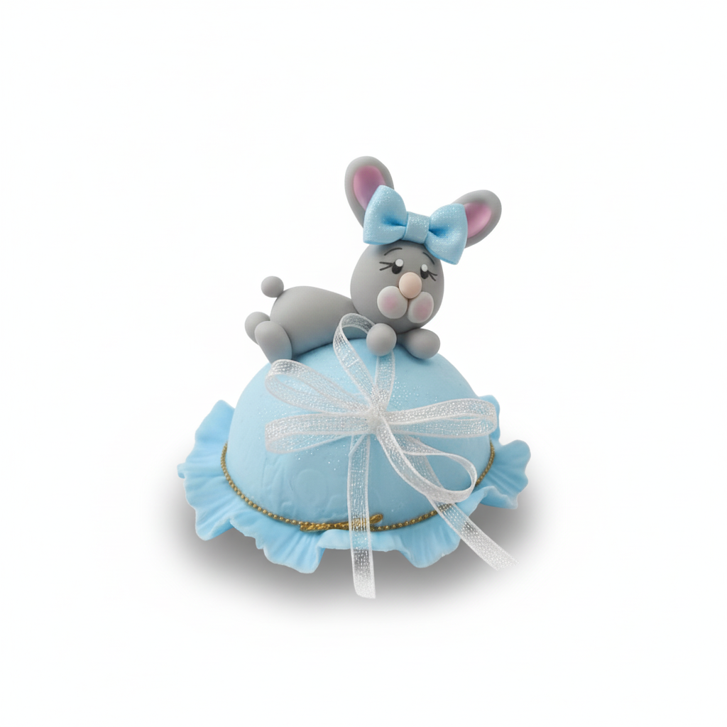 Recordatorio de Baby Shower — Conejito en Almohada