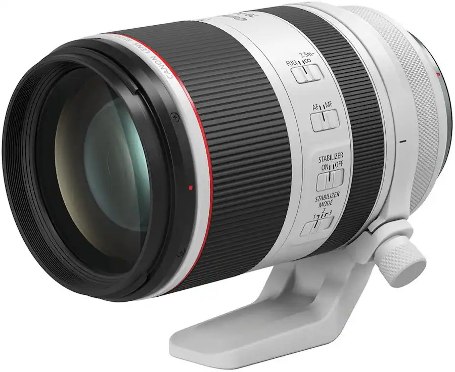 Canon - RF70-200mm F2.8L IS USM Telephoto Zoom Lens for EOS R-Series Cameras - White