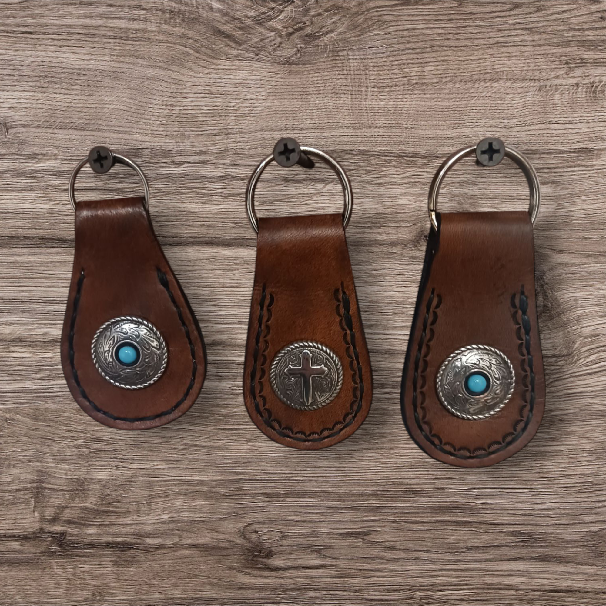 Leather Key Holder Set