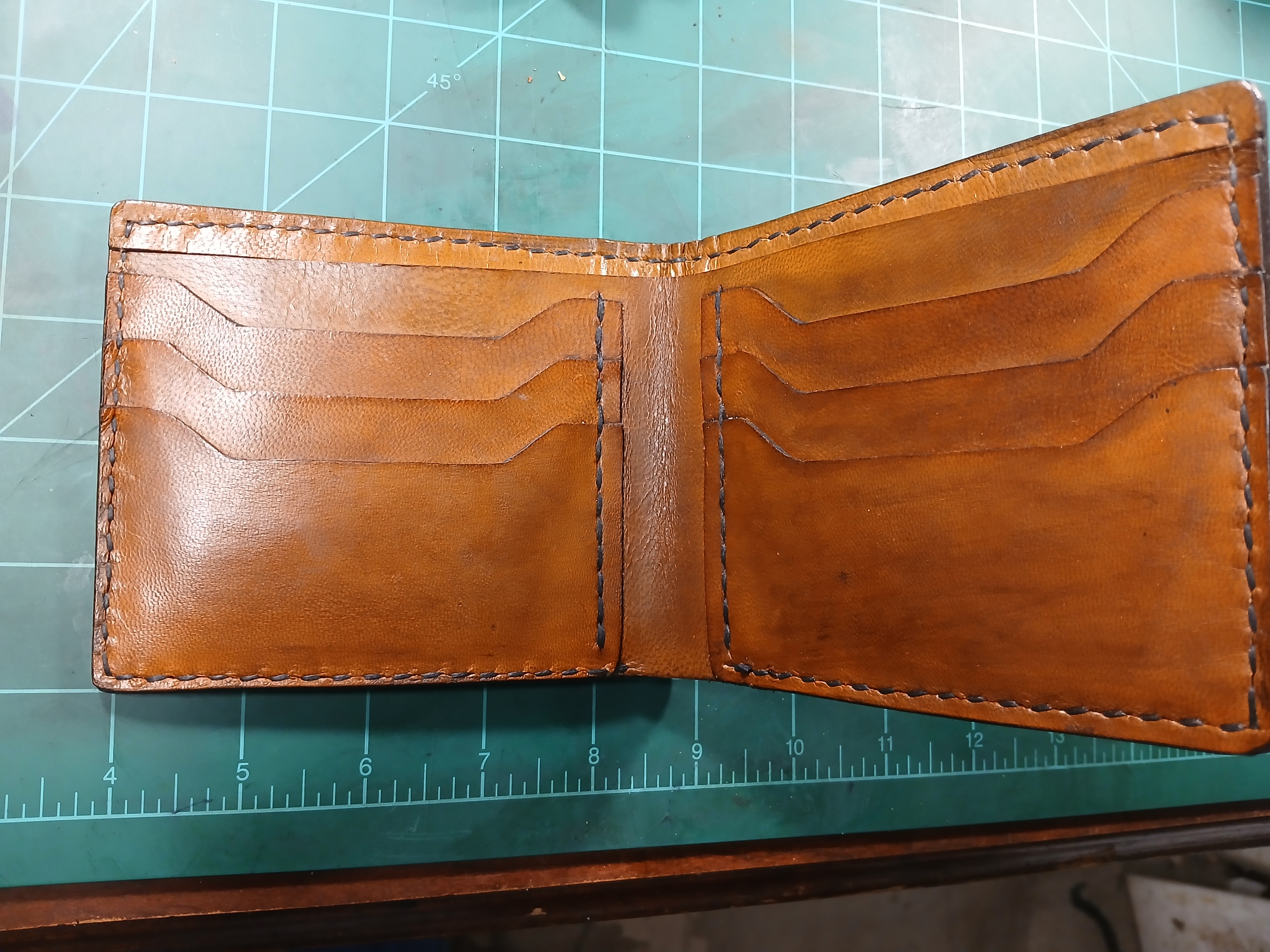 Genuine Leather Bifold Wallet