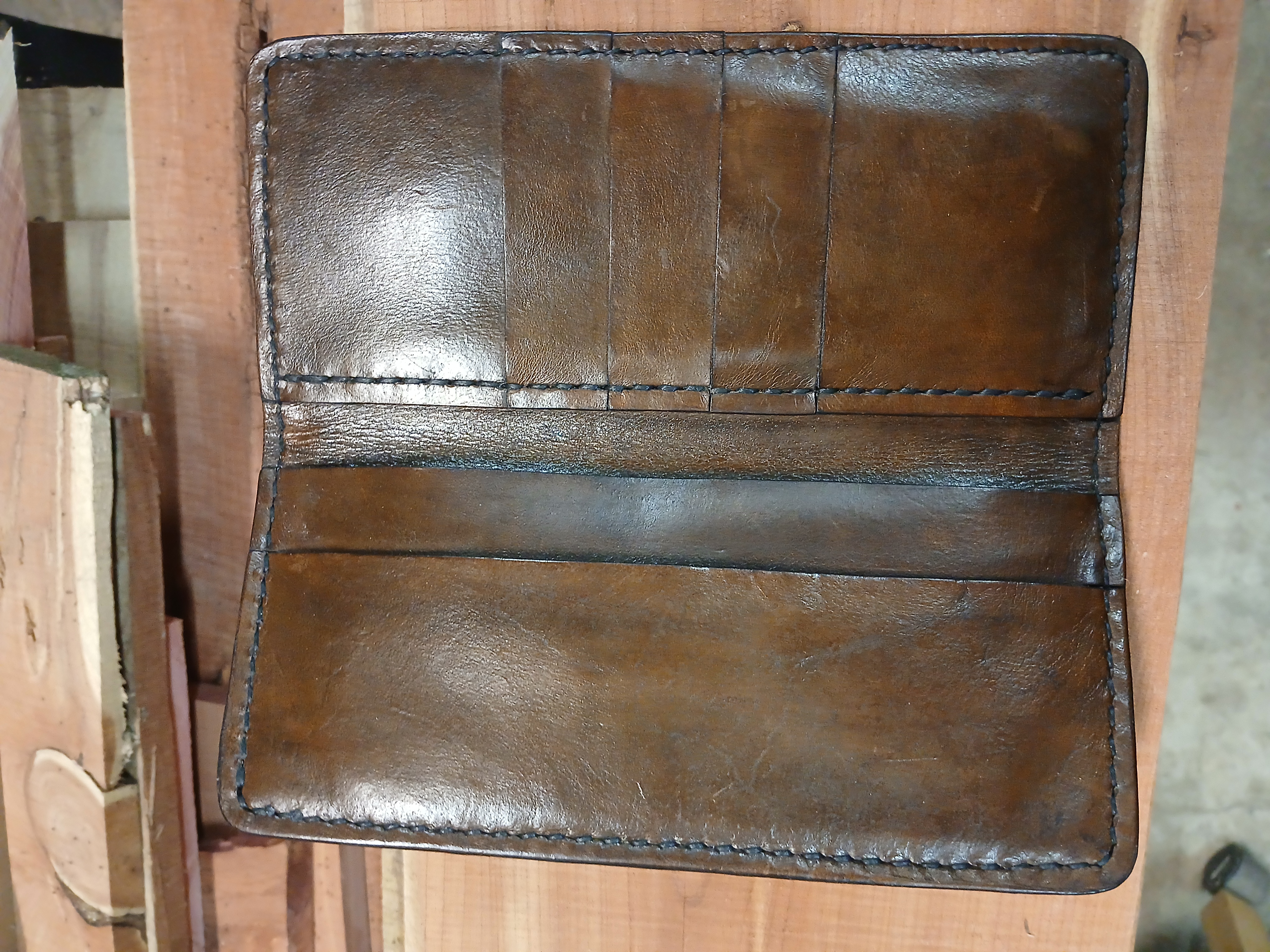 Hand-Carved Leather Wallet