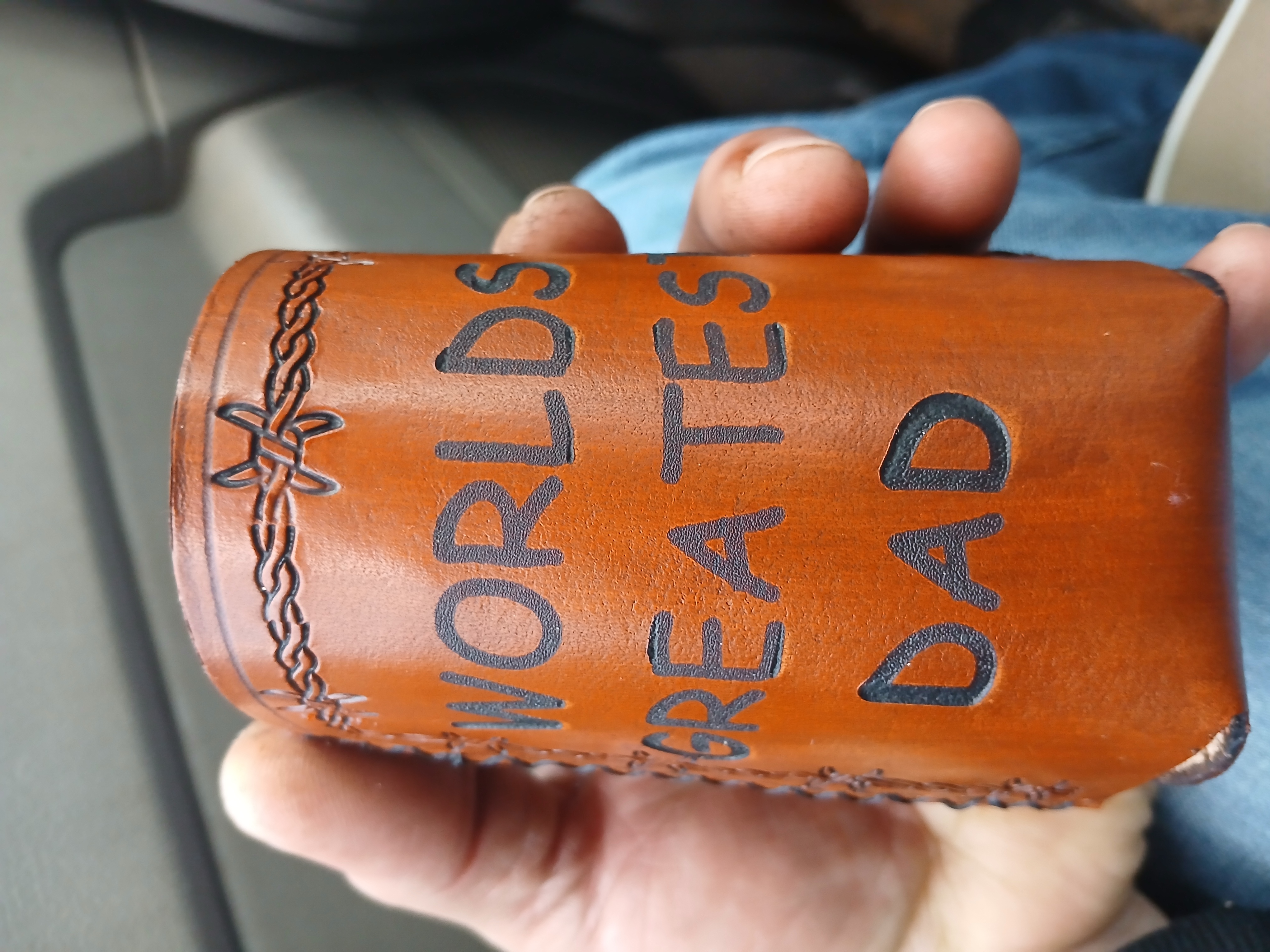 Leather Can Holder