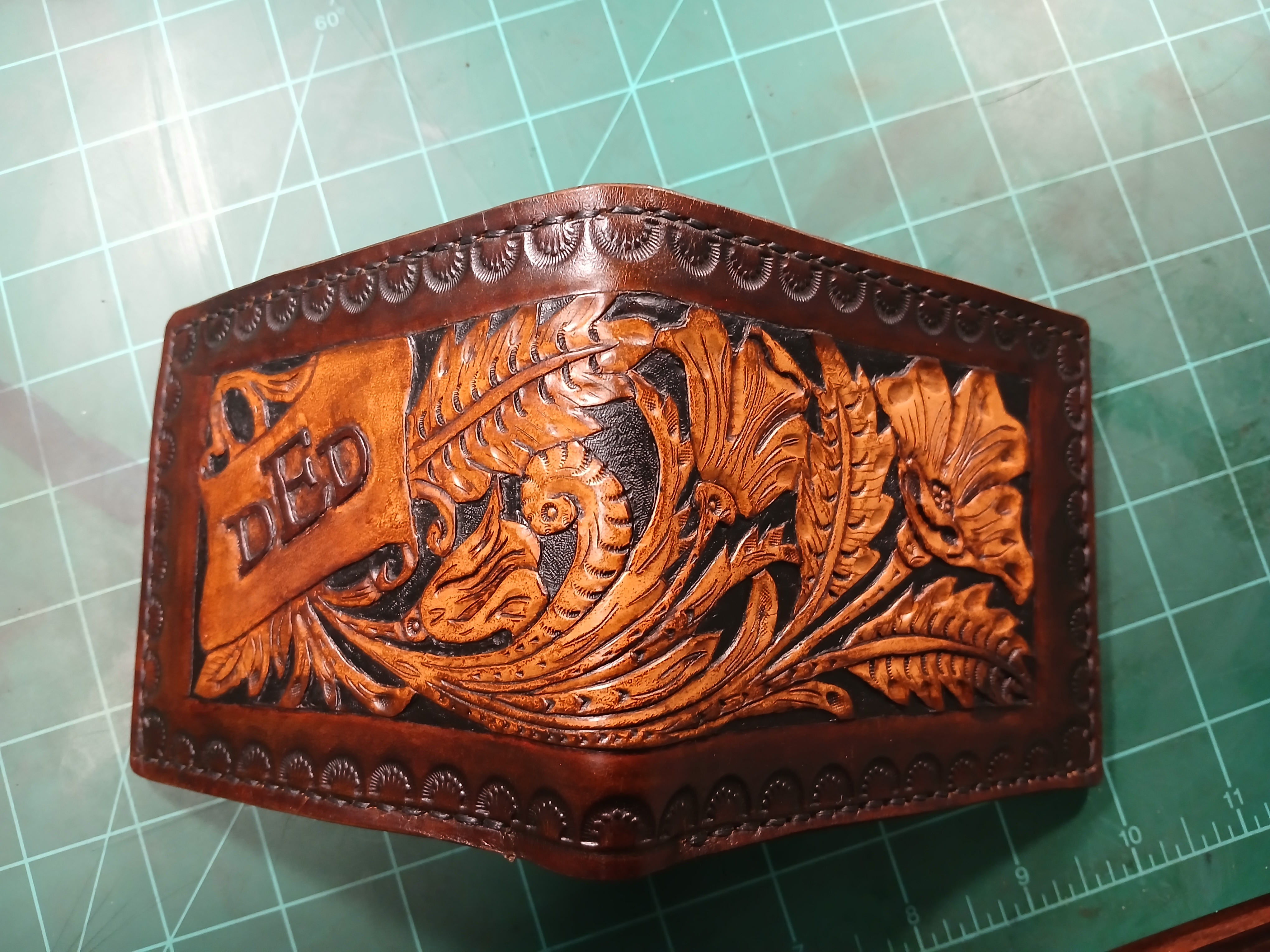 Genuine Leather Bifold Wallet