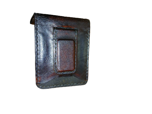 Handmade Leather Money Clip Wallet