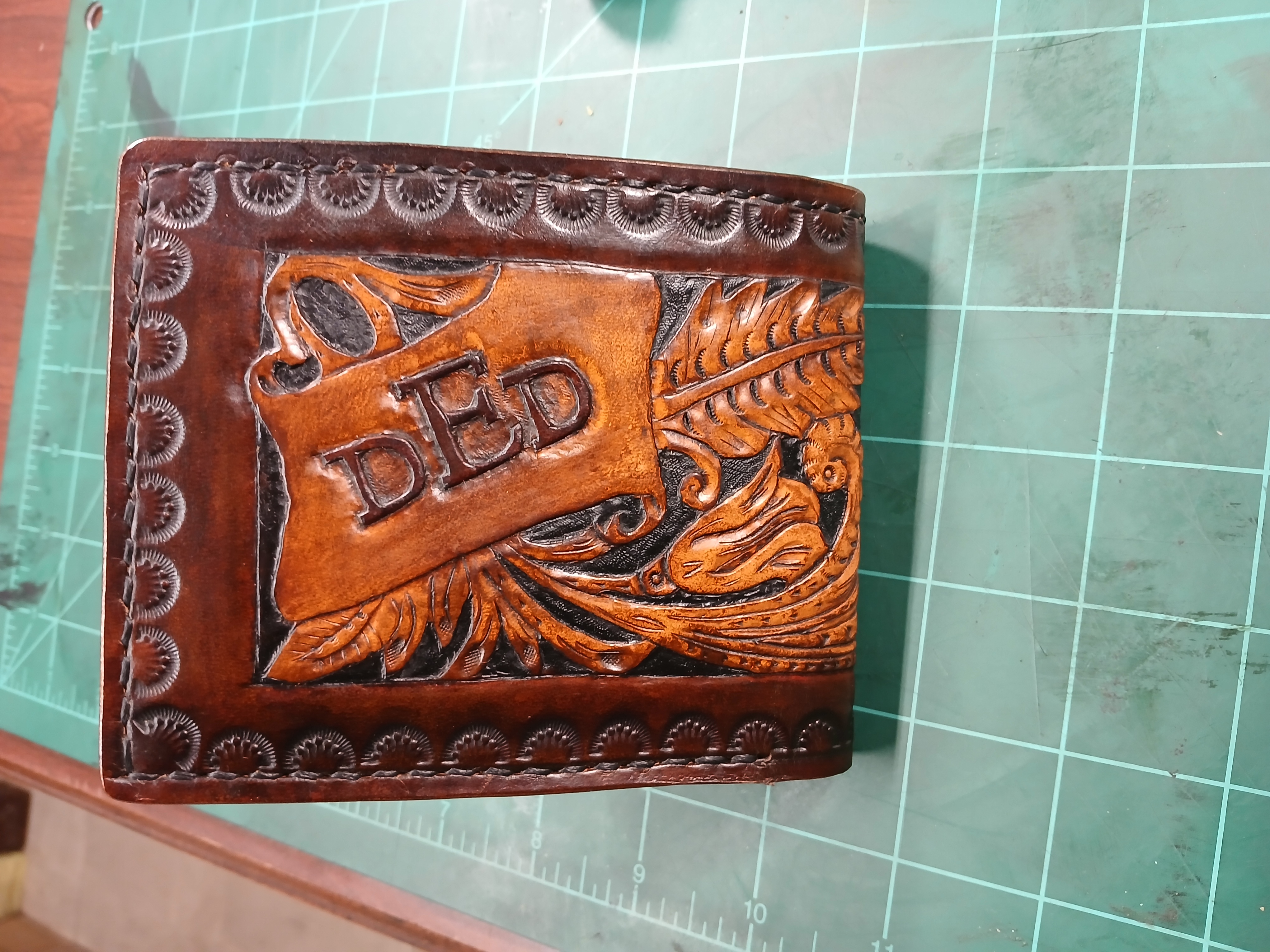 Genuine Leather Bifold Wallet