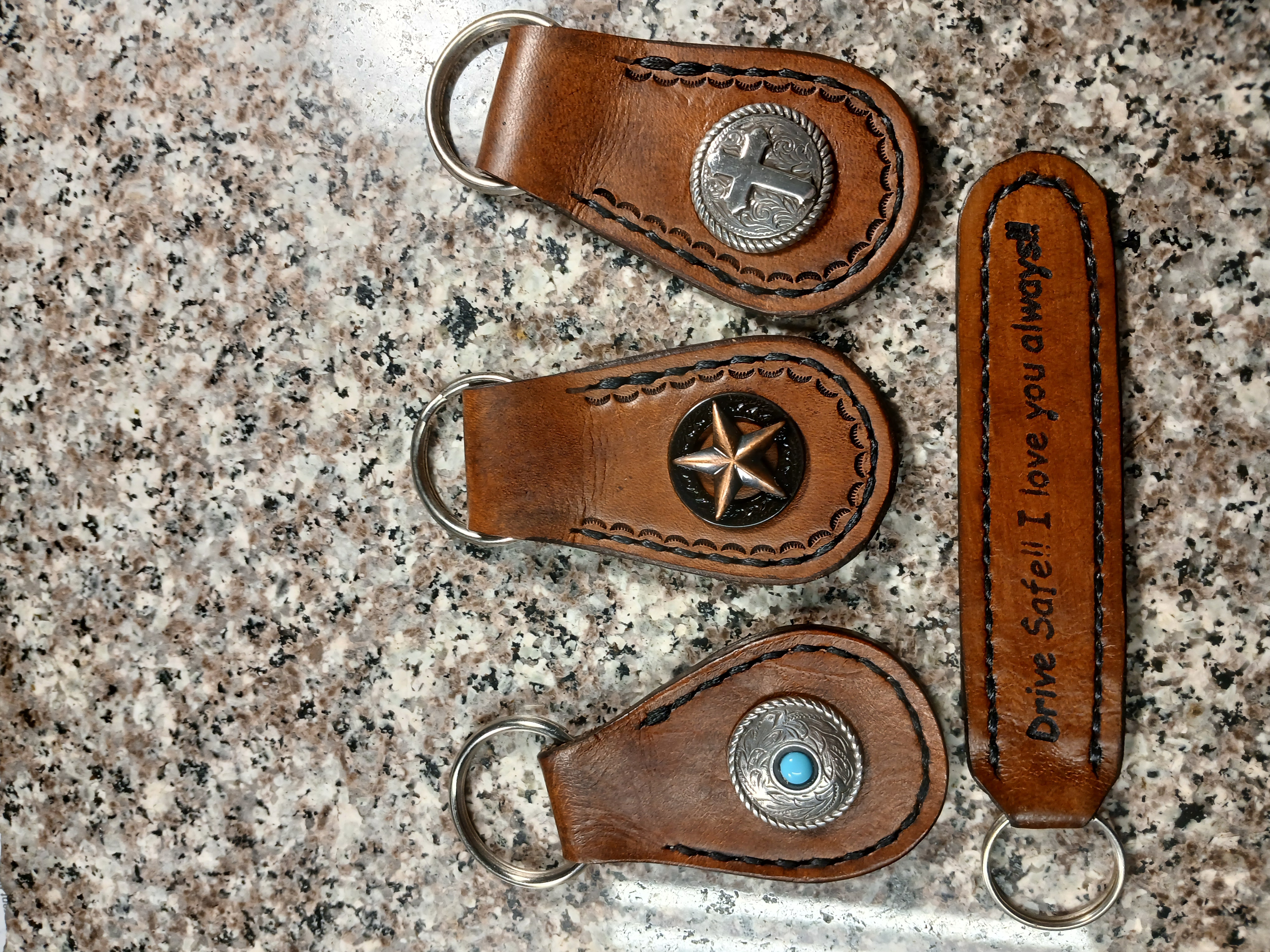 Leather Key Holder Set