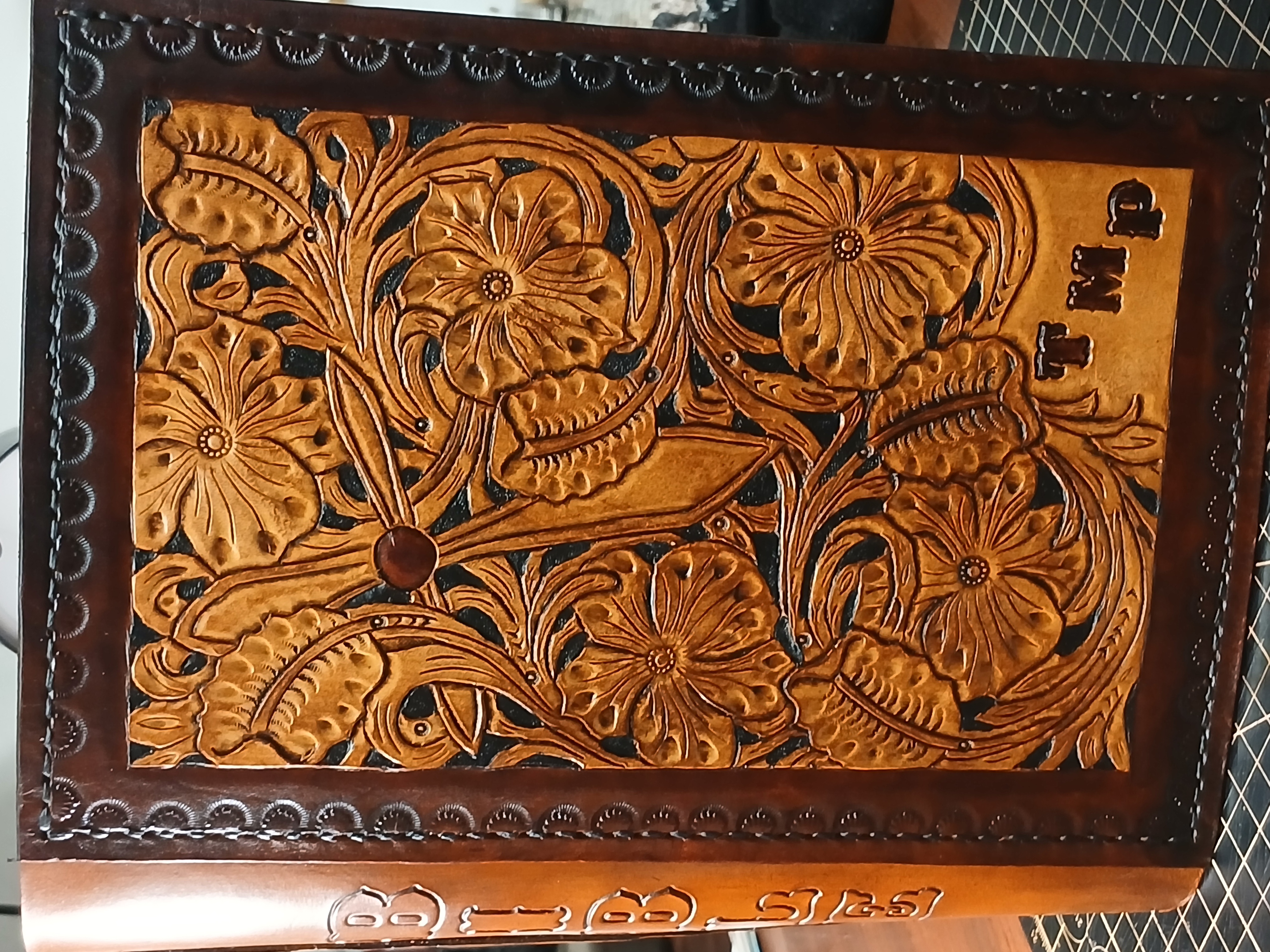 Handcrafted Leather Bible Cover