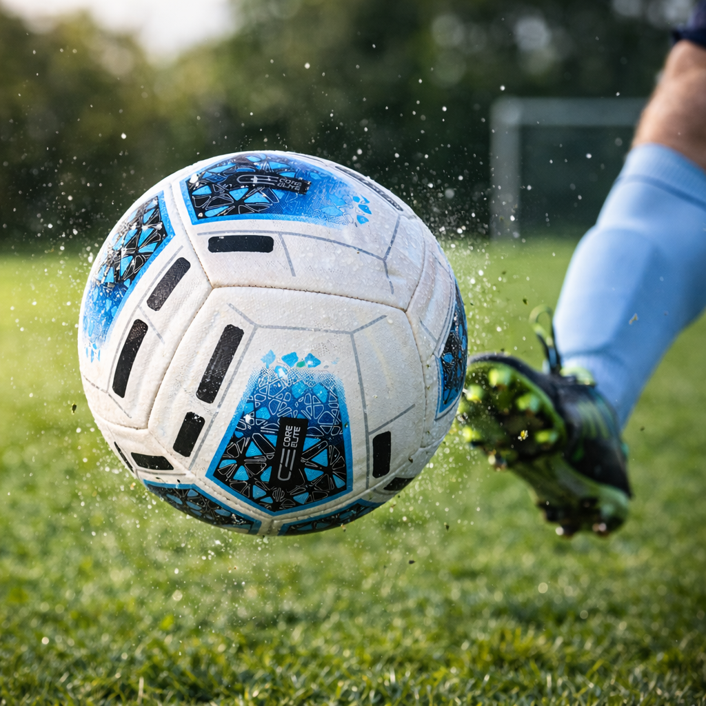 CORE ELITE Professional Football – Durable Training Soccer Ball | High Control Match Quality Football for Training & Outdoor Play