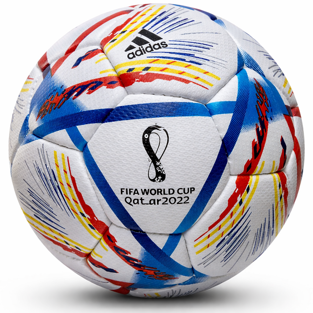 Adidas FIFA World Cup Qatar 2022 Football – Professional Match Style Soccer Ball for Training & Outdoor Play
