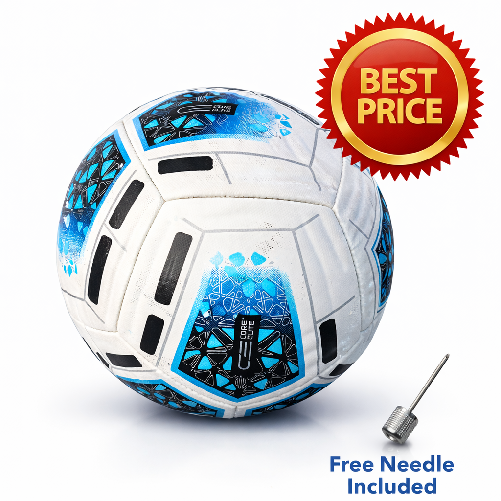 CORE ELITE Professional Football – Durable Training Soccer Ball | High Control Match Quality Football for Training & Outdoor Play
