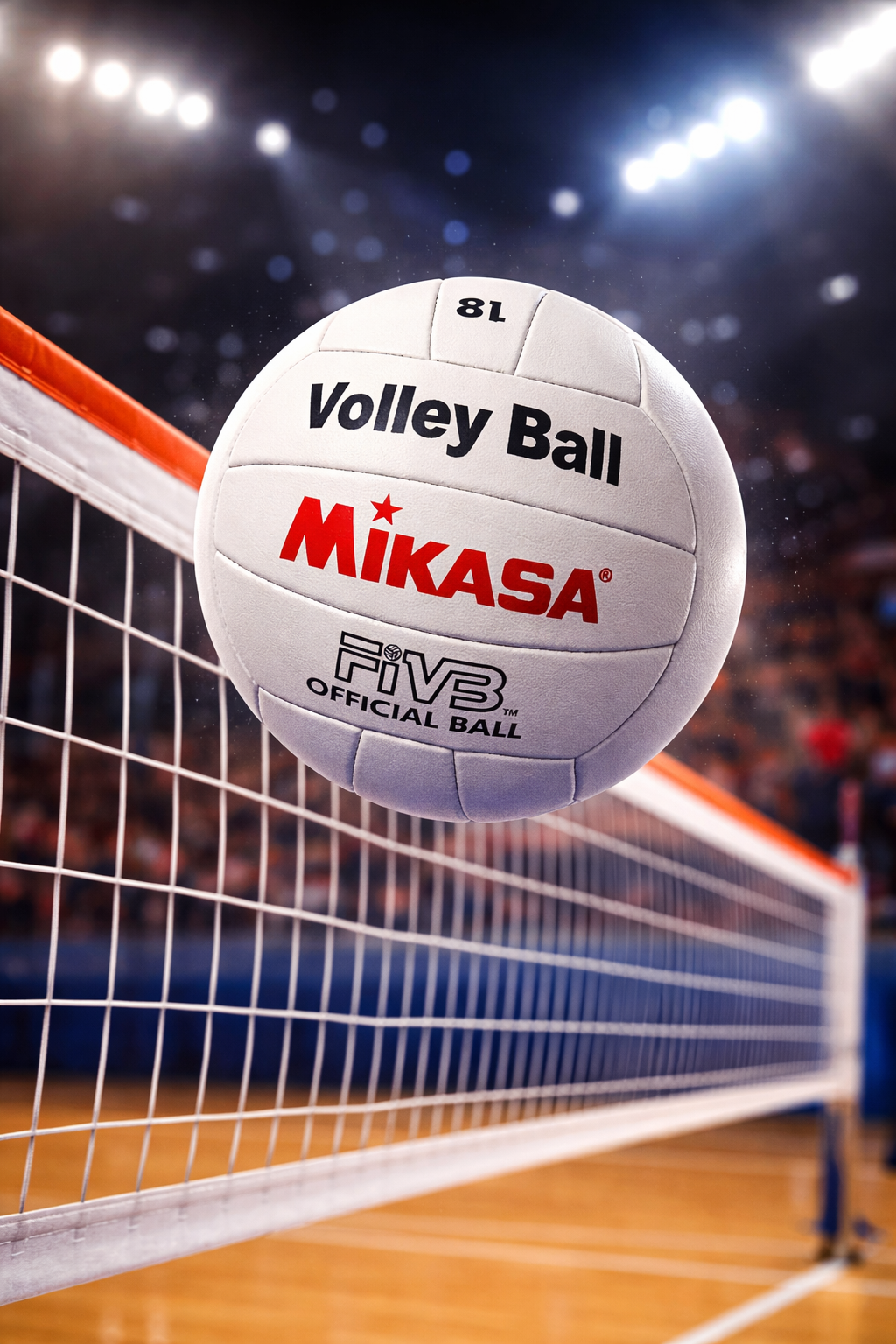 MIKASA Official Volleyball Ball Size 5 18P – Professional Indoor Training Volleyball for Matches & Practice
