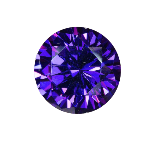 Round Amethyst Gemstone