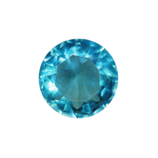 Round Aquamarine Gemstone