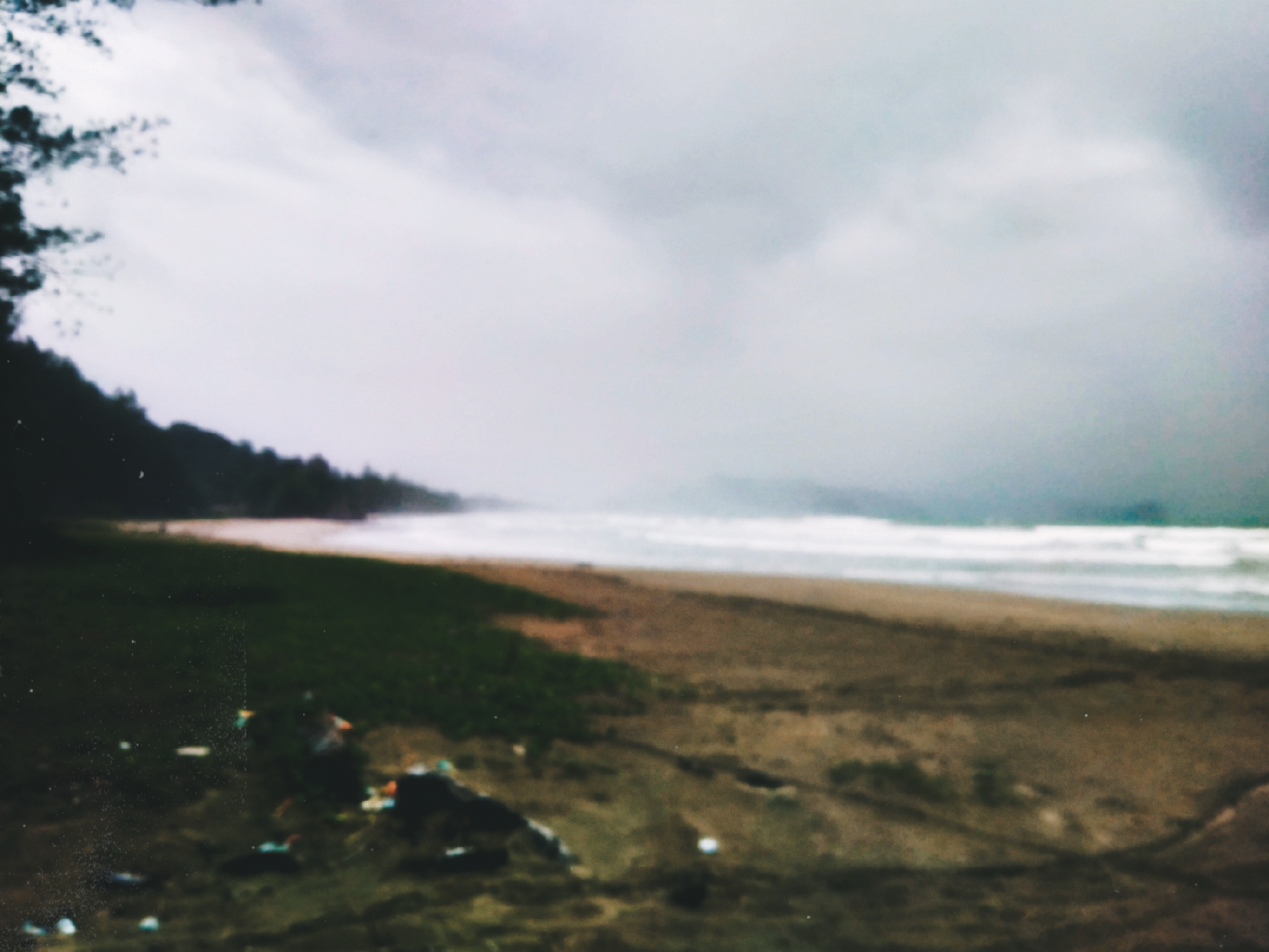 Moody Beach Landscape Digital Photo