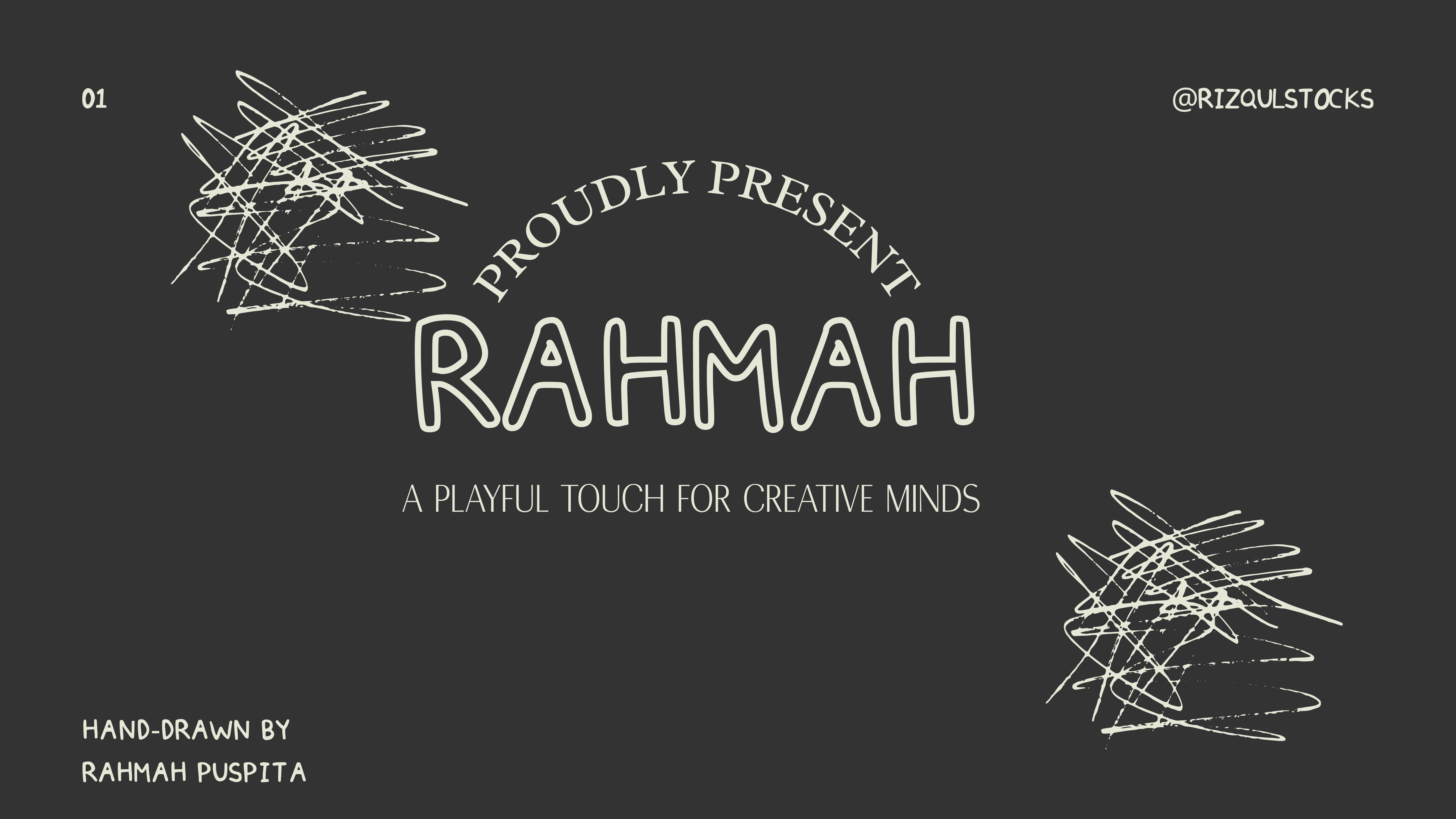 Rahmah Handwritten Font