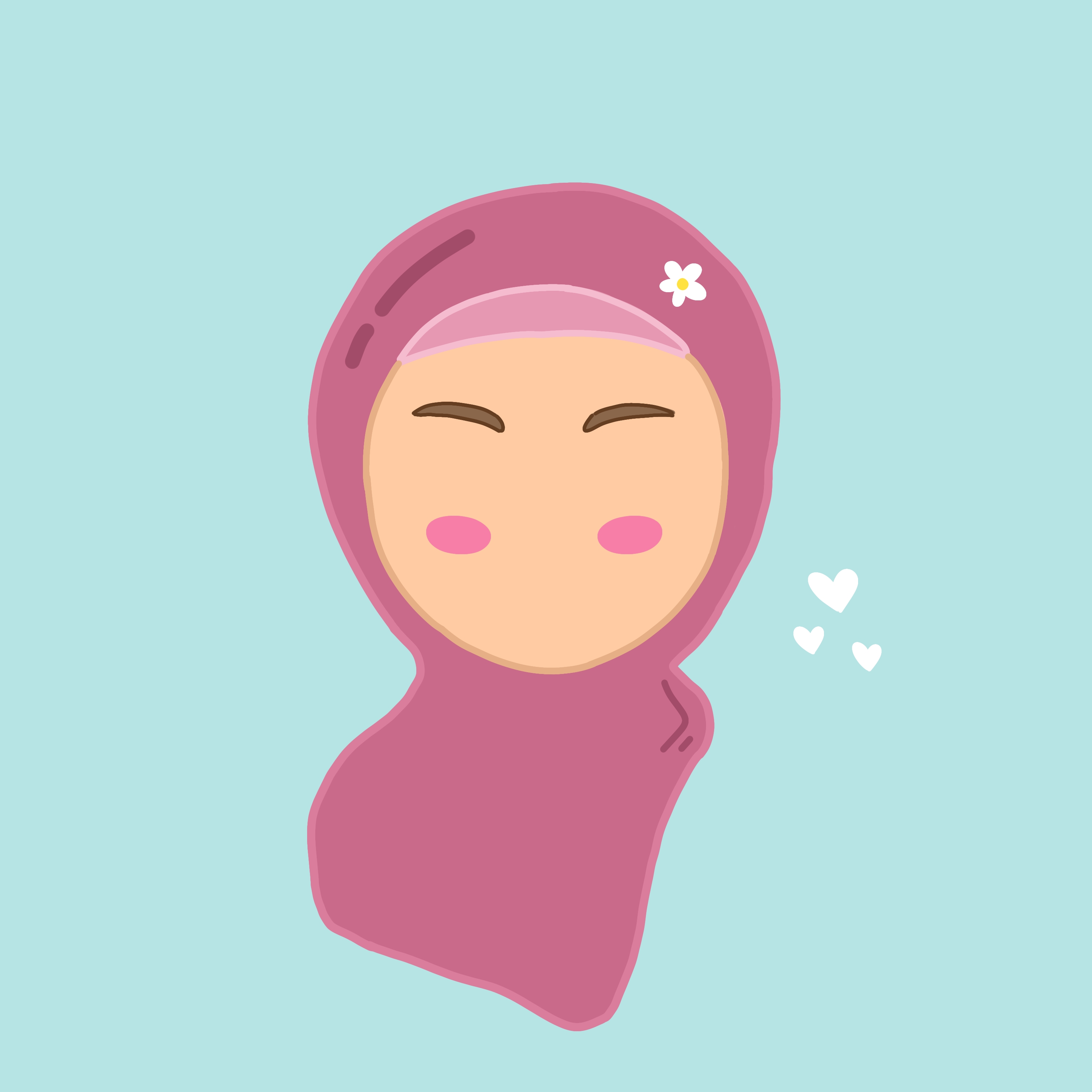 Cute Hijab Avatar