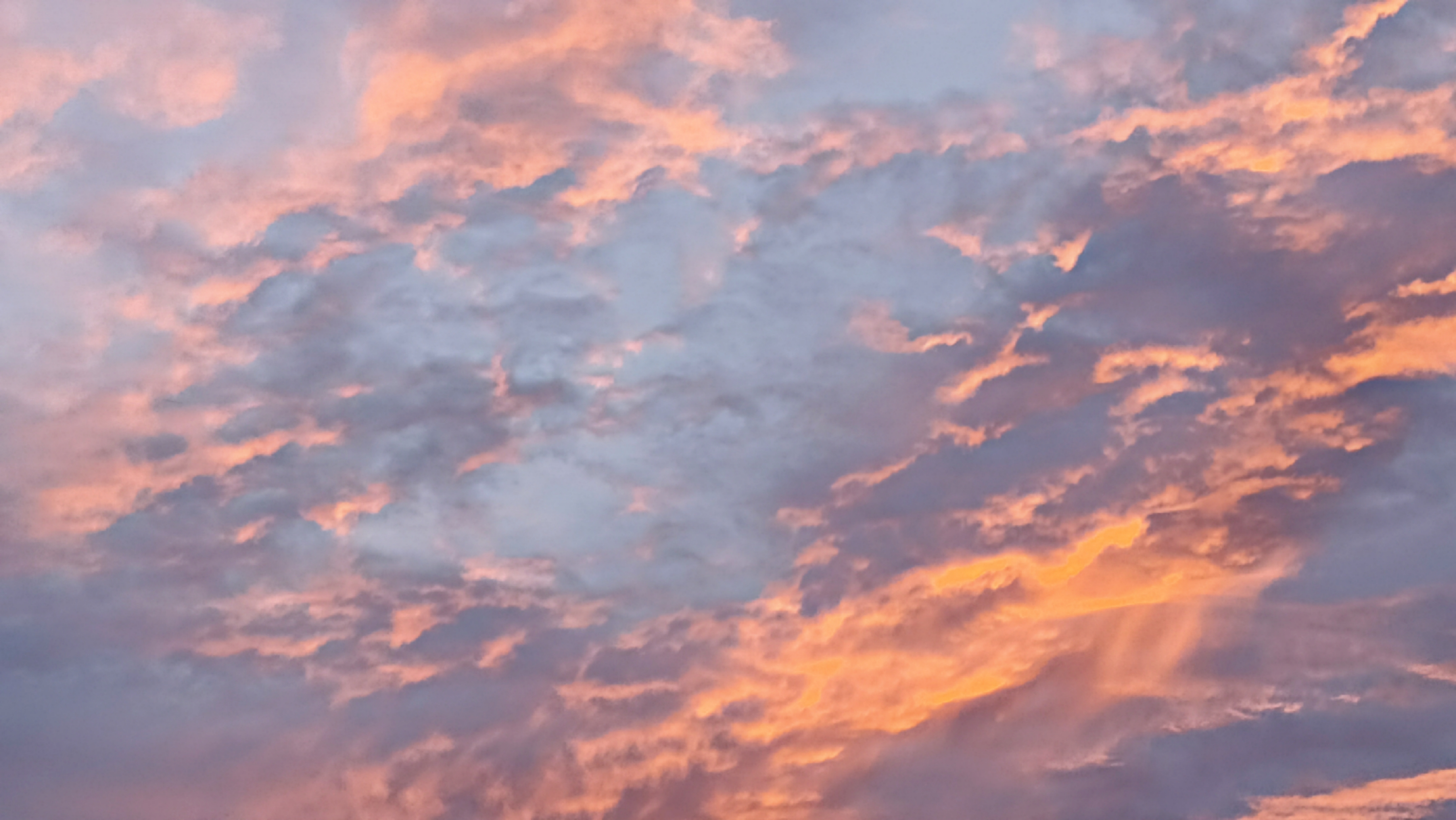 Sunset Sky Digital Wallpaper