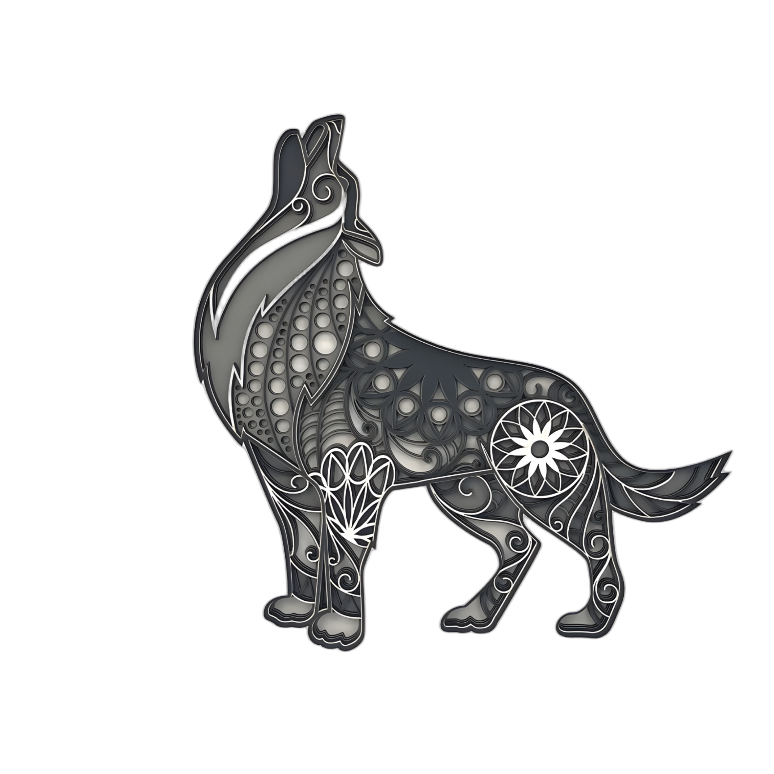 Decorative Wolf Wall Art