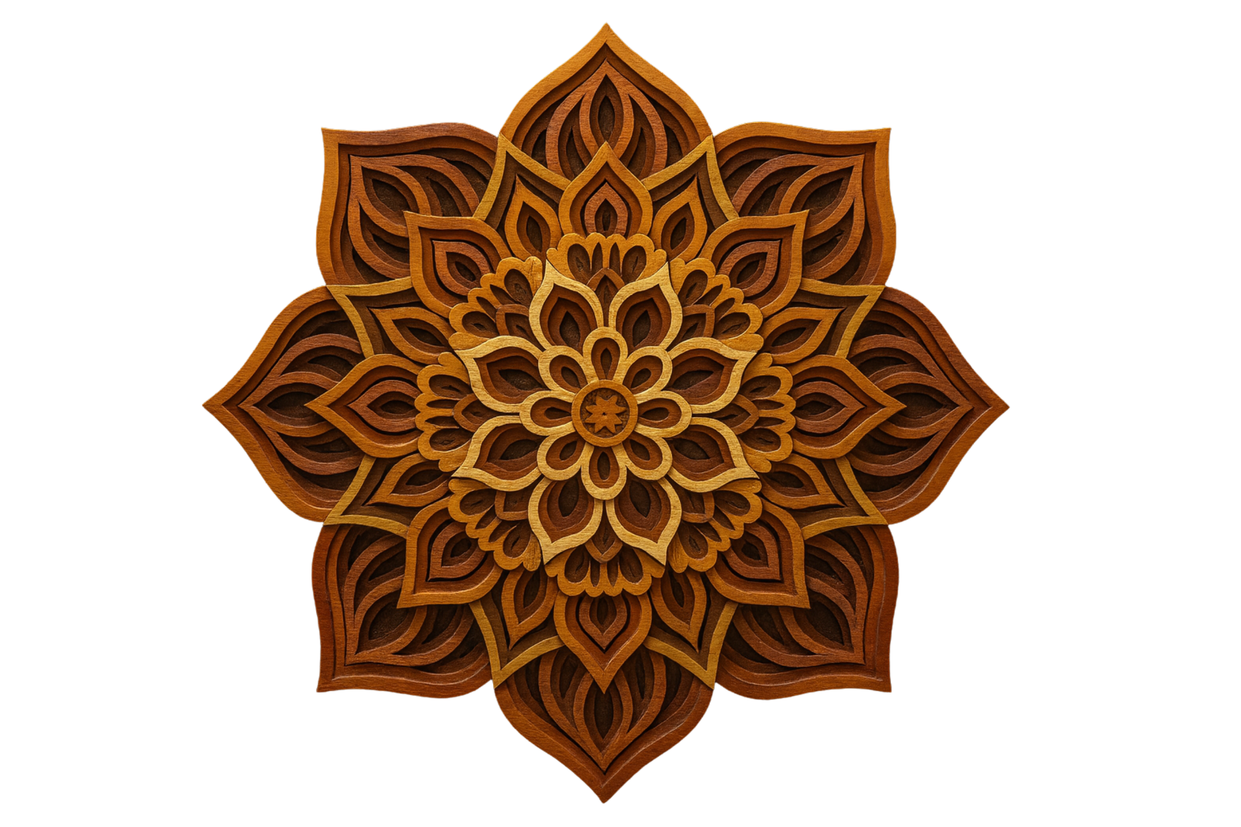 Wooden Mandala Wall Art