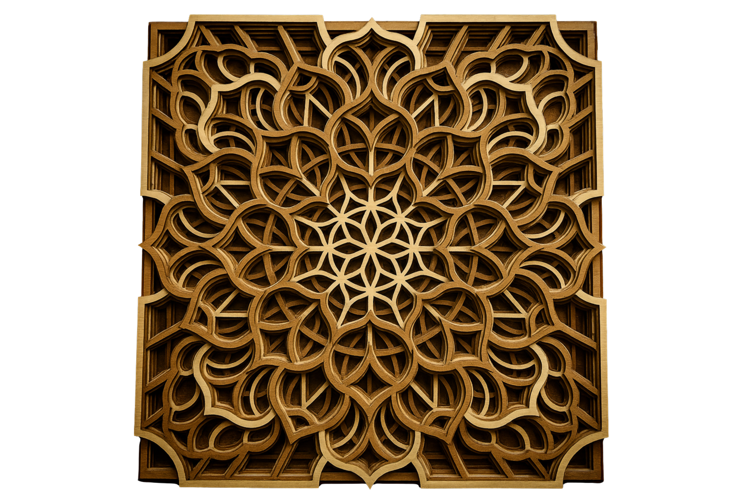 Wooden Mandala Wall Art