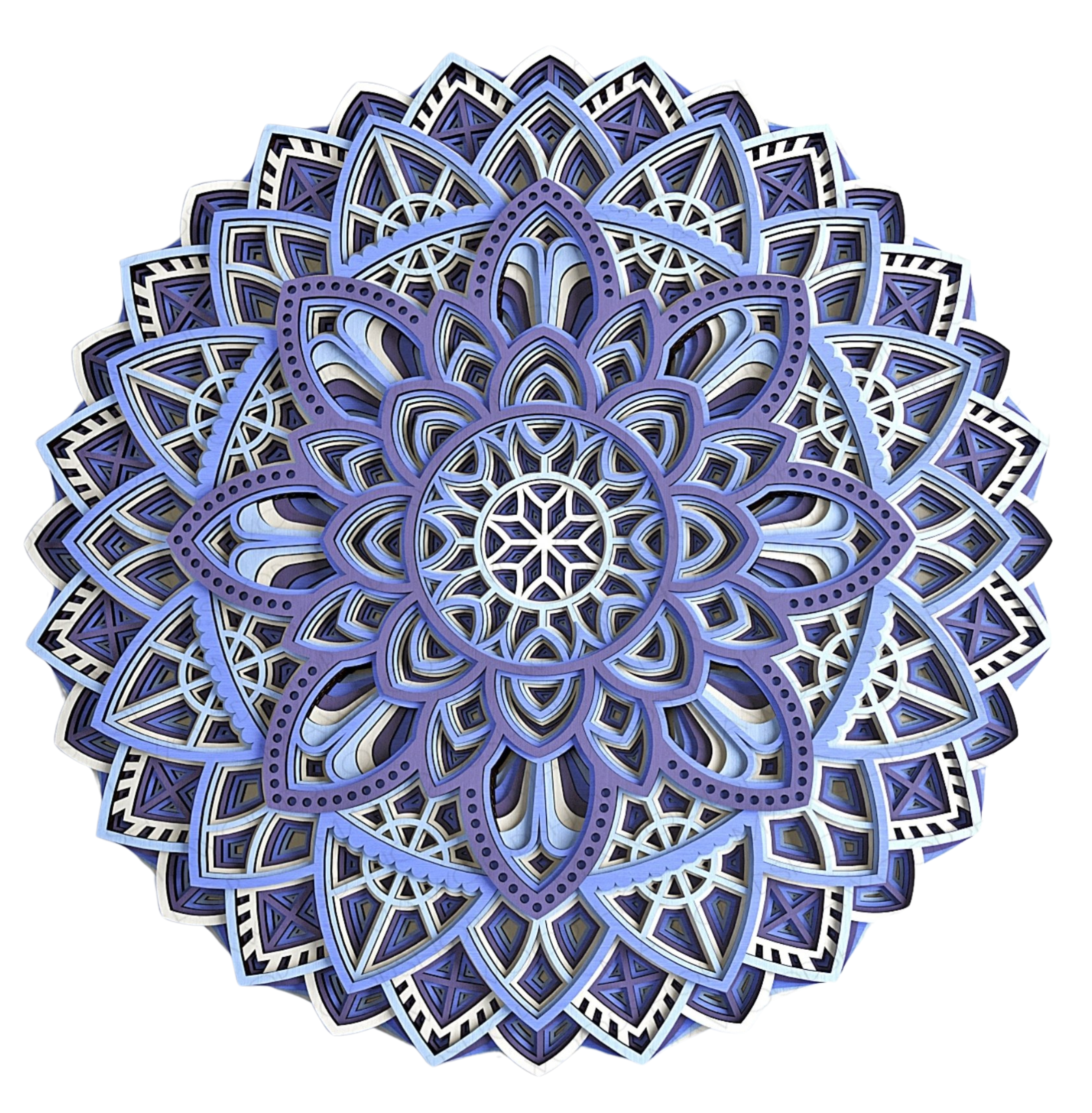 Layered Mandala Wall Art