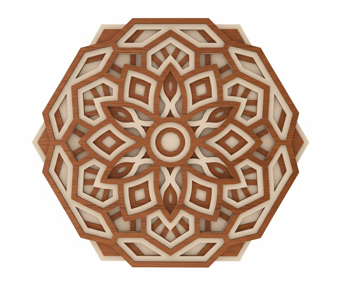 Geometric Wooden Wall Art