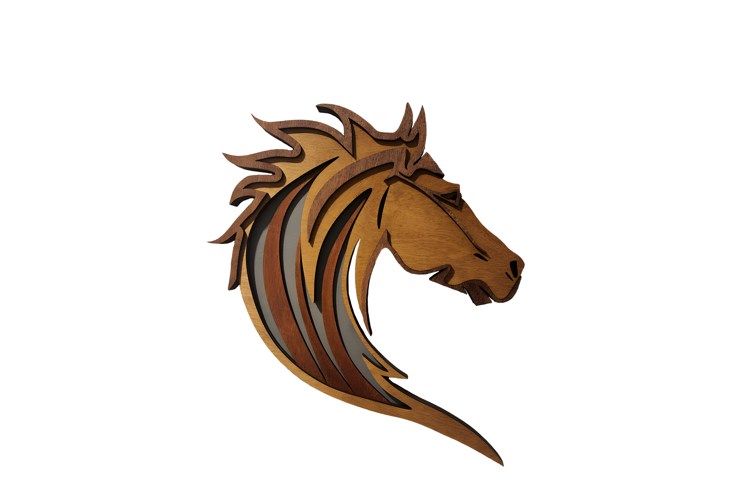 Wooden Horse Wall Art