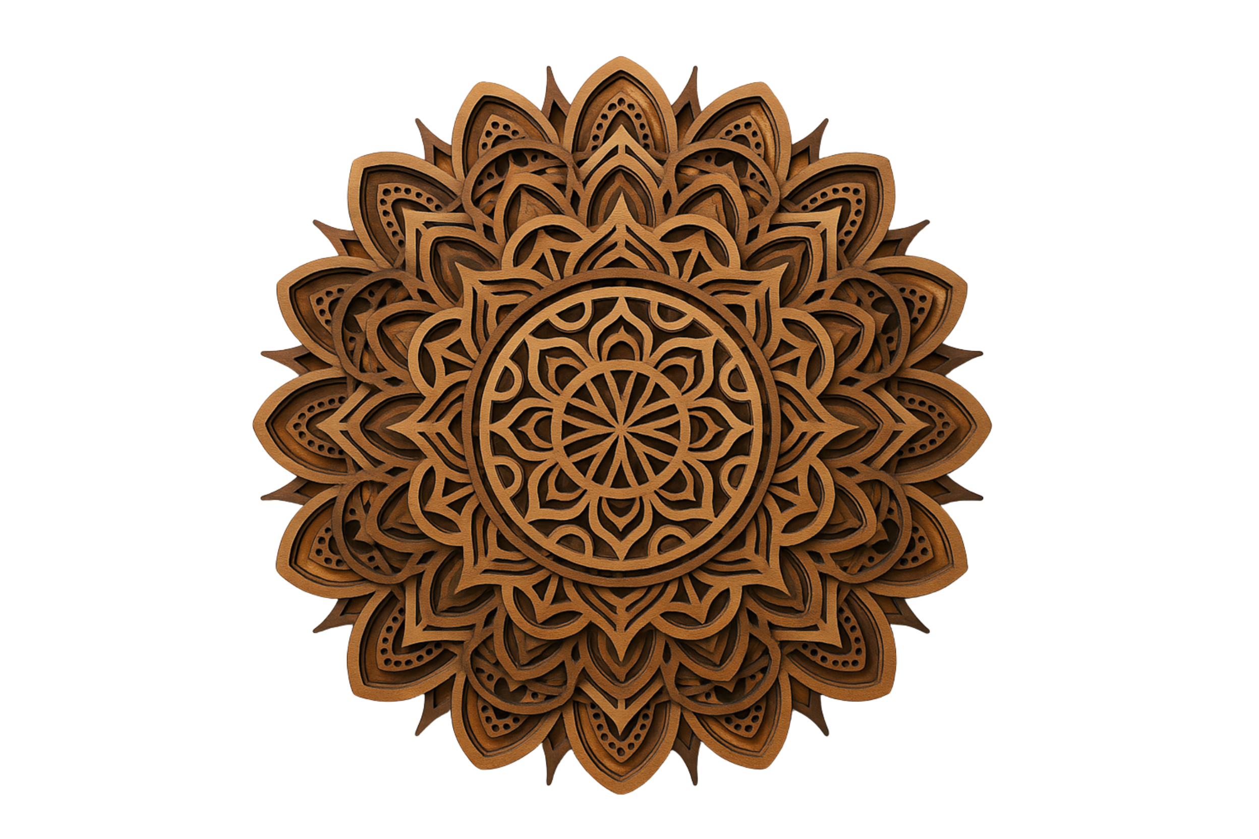 Wooden Mandala Wall Art