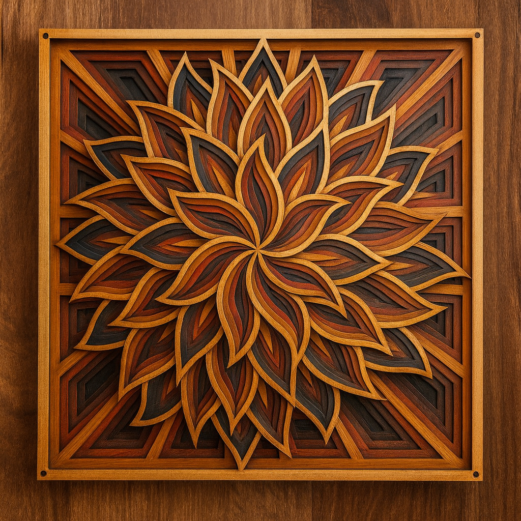 Geometric Wooden Wall Art