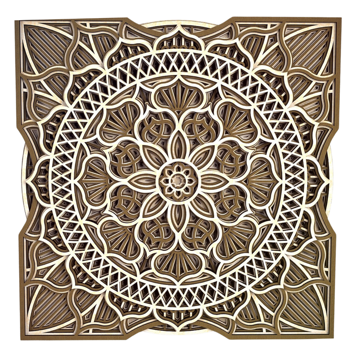 Laser Cut Mandala Wall Art