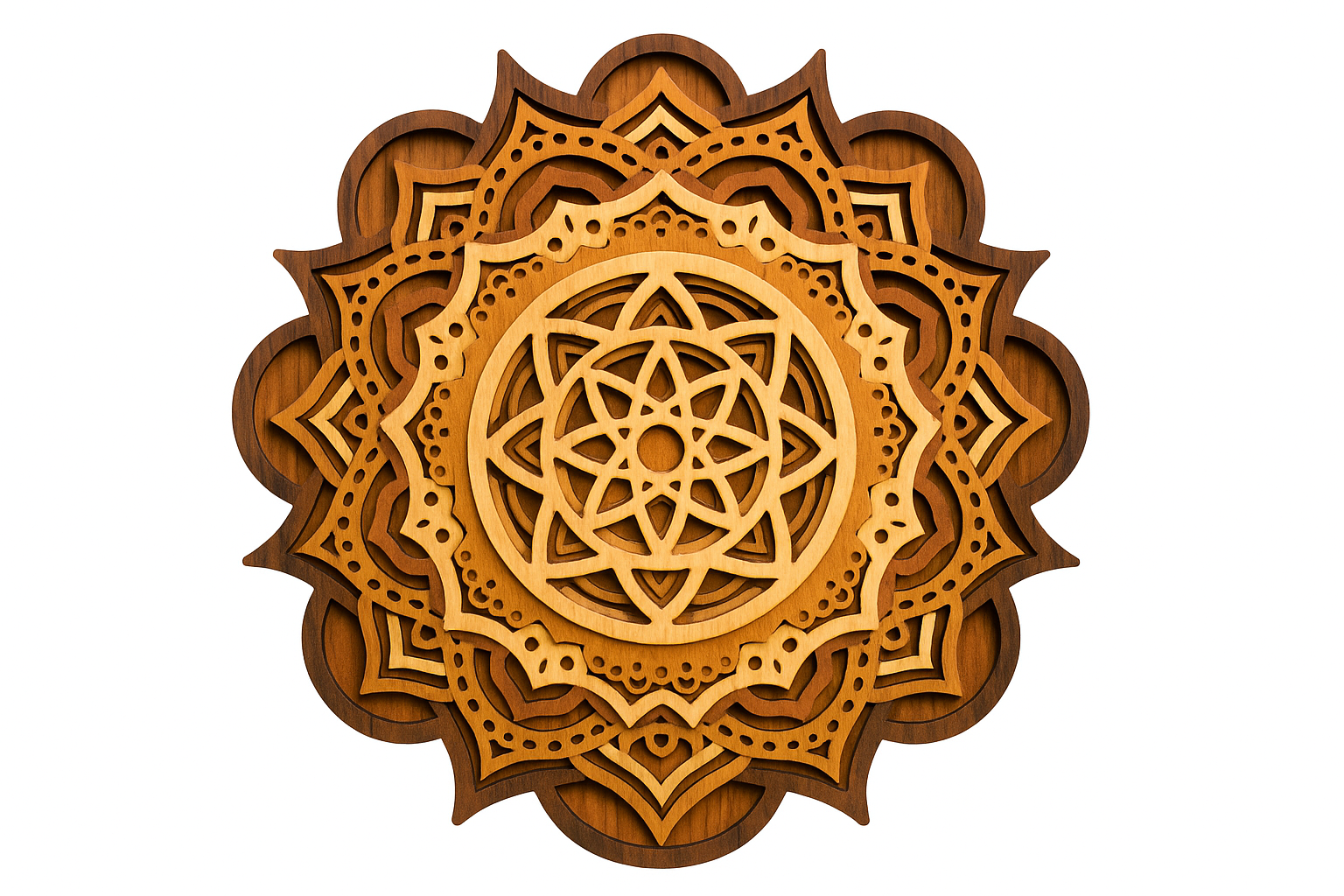 Mandala Wooden Wall Art