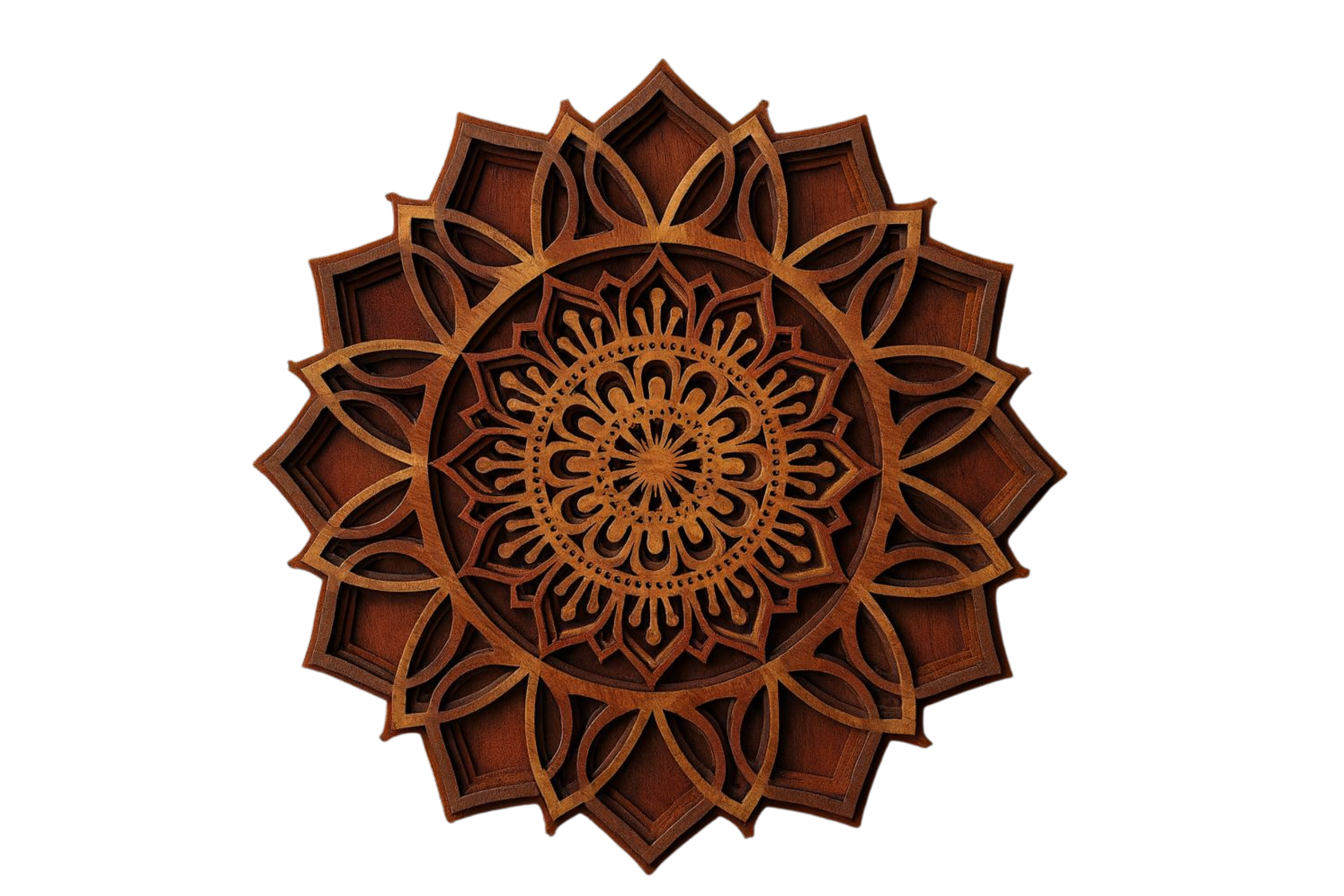 Wooden Mandala Wall Art