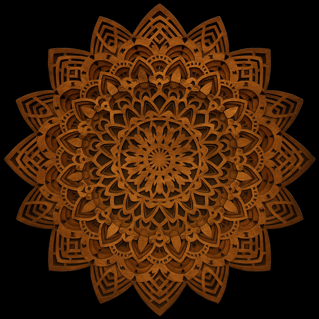 Wooden Mandala Wall Decor