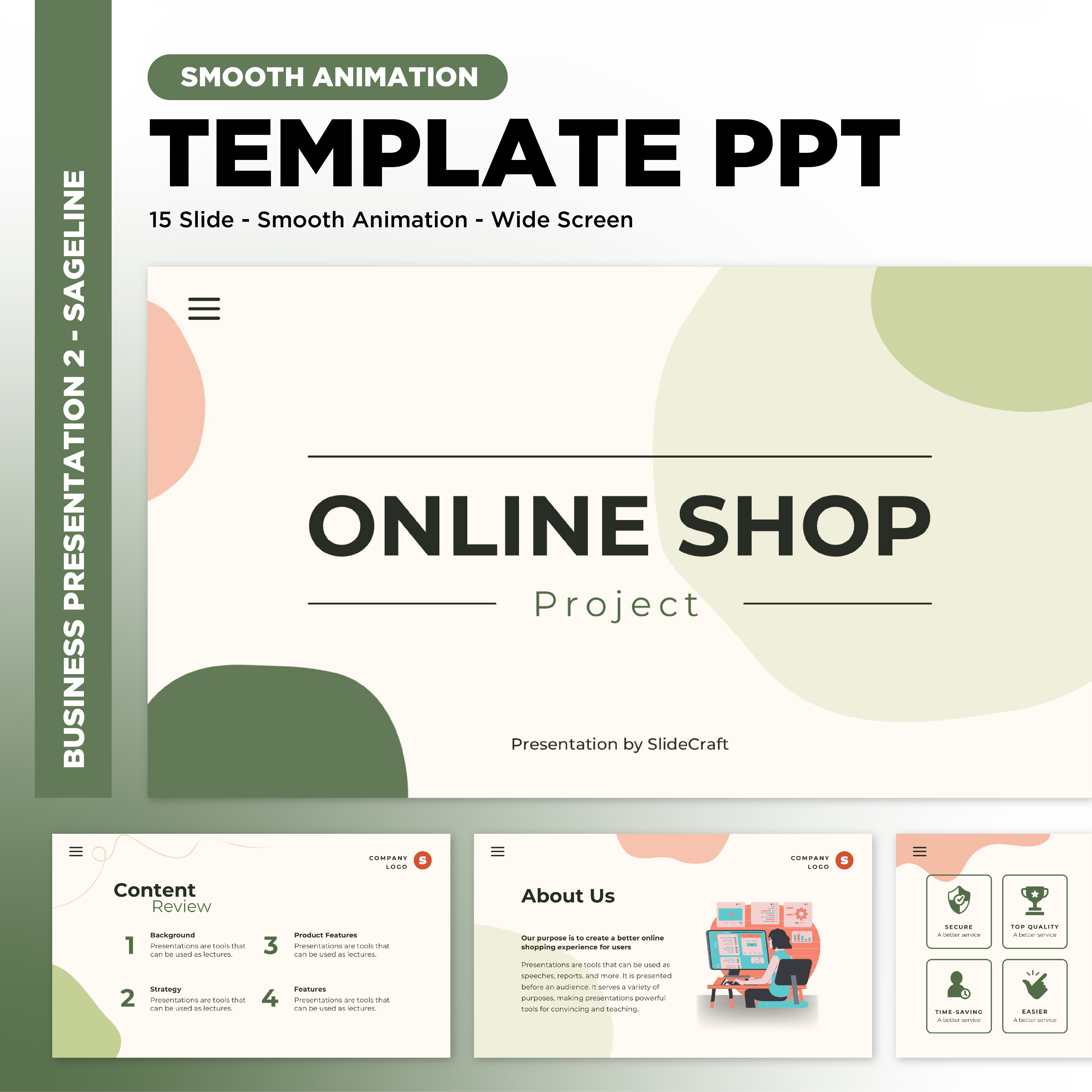 Business Presentation 2 - SageLine by SlideCraft